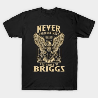 Never Underestimate The Power Of Briggs T-Shirt